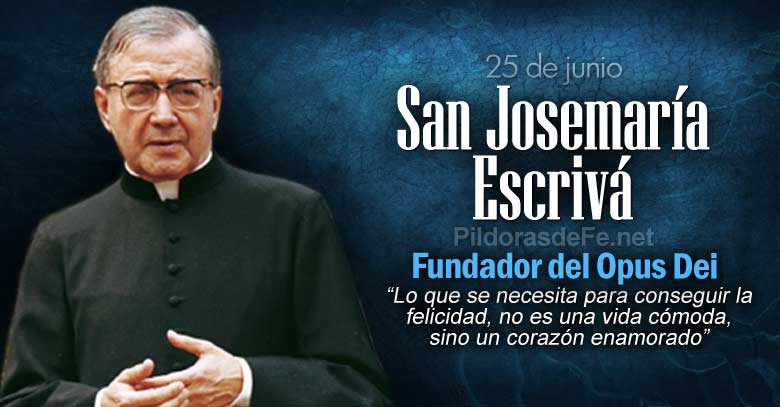 San Josemar A Escriv De Balaguer Fundador Del Opus Dei