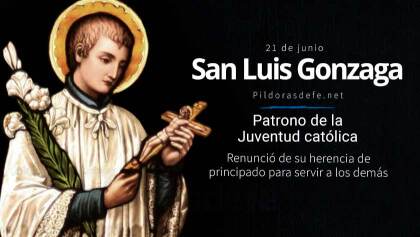 San Luis Gonzaga Patrono de la juventud Católica y de la Pureza