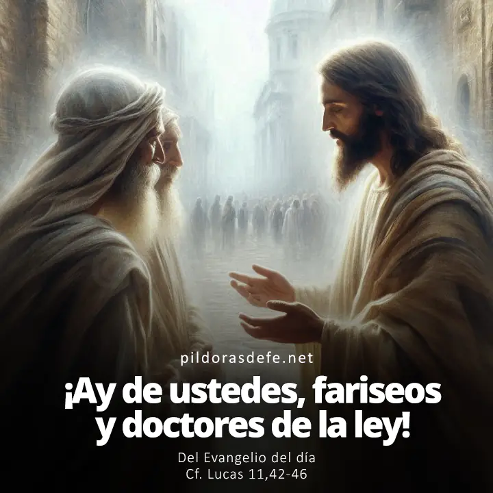 Evangelio del día, Lucas 11,42-46: ¡Ay de ustedes, fariseos! ¡Ay de ustedes, doctores de la ley!