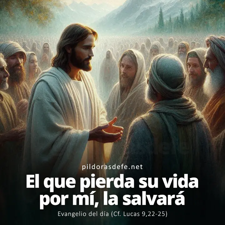 Evangelio del día, Lucas 9,22-25: El que pierda su vida por mí, la salvará