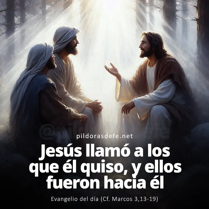 Evangelio del día, Marcos 3,13-19: Jesús llamó a los que Él quiso para que estuvieran con Él