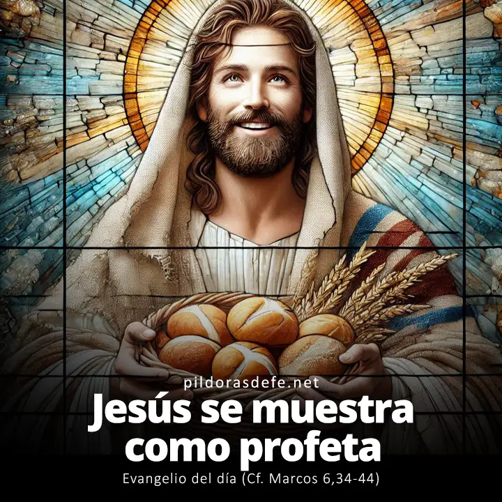 Evangelio del día, Marcos 6,34-44: Al multiplicar los panes, Jesús se muestra como profeta