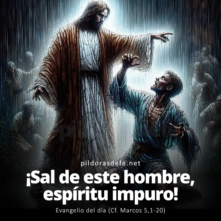 Evangelio del día, Marcos 5,1-20: ¡Sal de este hombre, espíritu impuro!