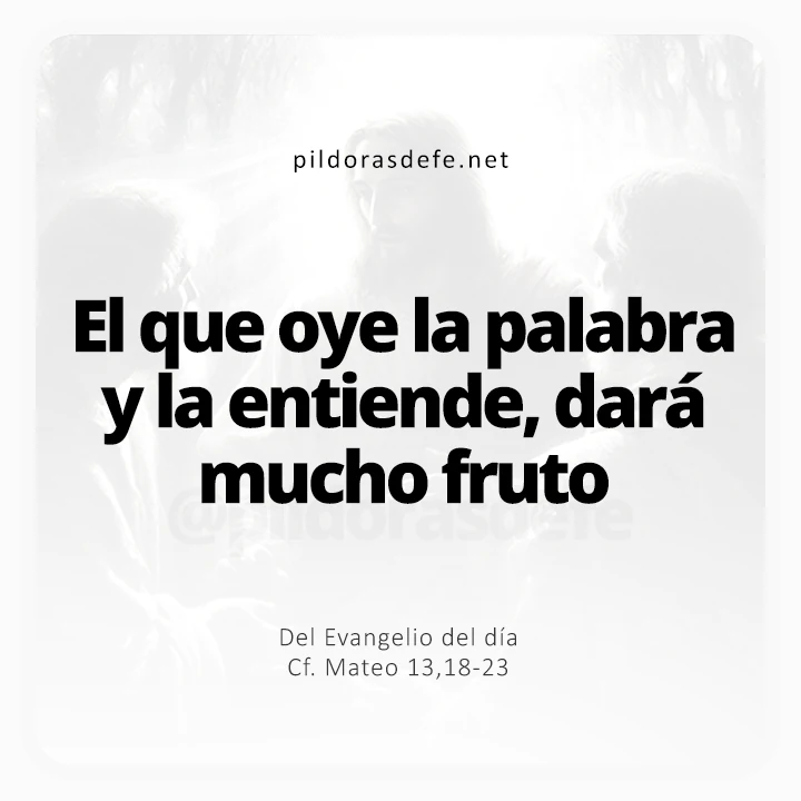 Evangelio de hoy Mateo 13,18-23: Significado de la Parábola del Sembrador