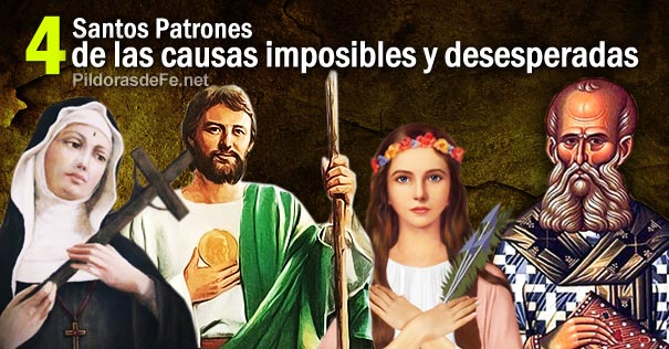 cuatro santos patrones causas imposibles desesperadas