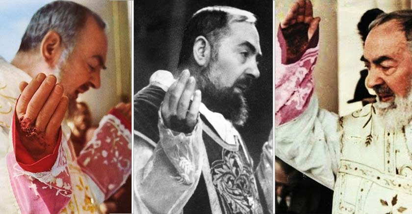 padre pio de pietrelcina heridas de los estigmas en sus manos fragancia perfume