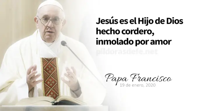 Evangelio de hoy Miercoles Juan    Lecturas del dia Reflexion del Papa Francisco  enero 