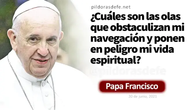 Jesus calma la tormenta Papa Francisco Marcos    Cita Biblica   