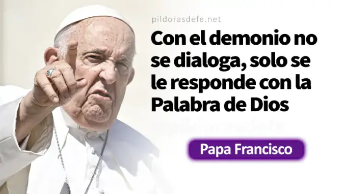 Jesus fue tentado en el desierto Papa Francisco Lucas    Cita Biblica   