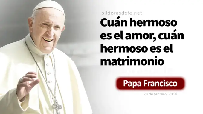 Lo que Dios ha unido Papa Francisco Marcos    Cita Biblica   