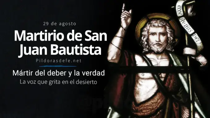 Martirio de san juan bautista