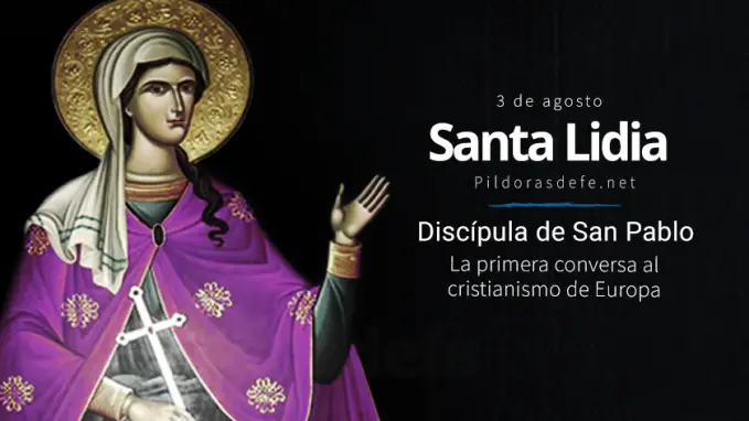 Santa Lidia Discipula de San Pablo