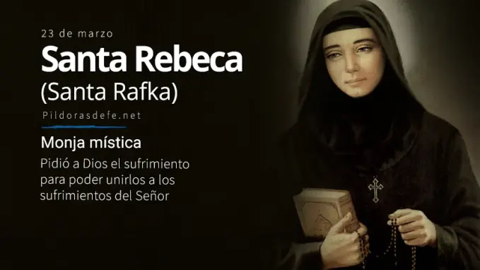 Santa Rebeca de Himlaya Santa Rafka Monja maronita mistica