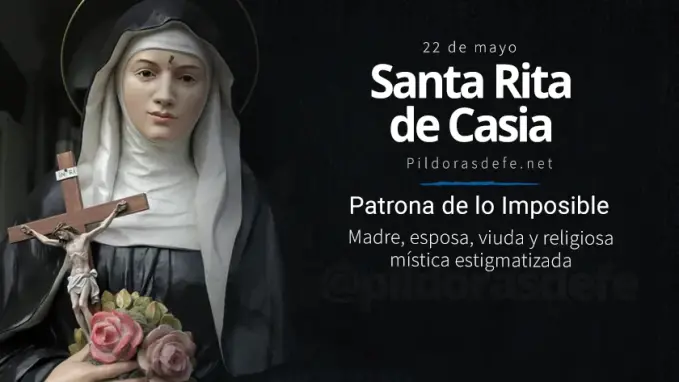 Santa Rita de Casia Religiosa mistica