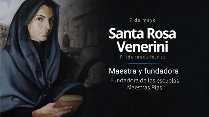 Santa Rosa Venerini Dundadora Maestras Pias