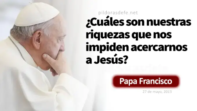 Vende lo que tienes Papa Francisco Marcos    Cita Biblica   