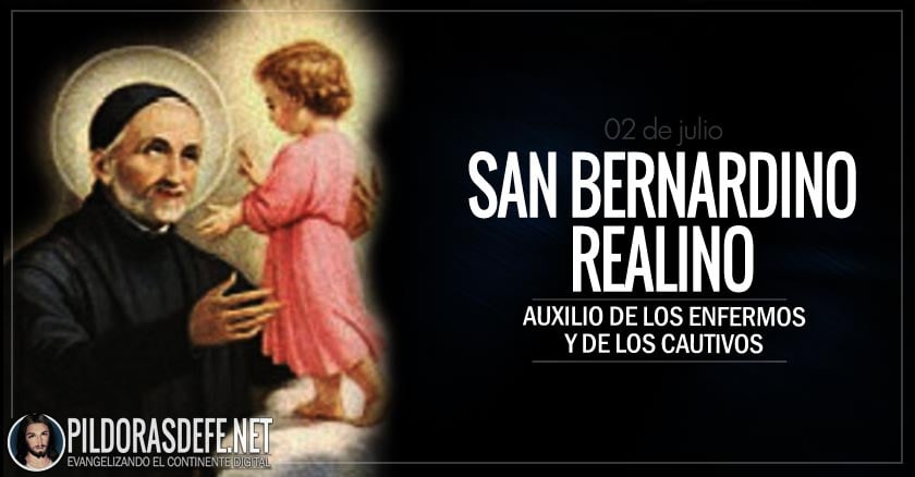 san bernardino realino auxilio de los enfermos y de los cautivos