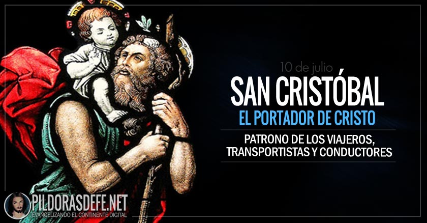 san cristobal el portador de cristo patrono de los viajeros transportistas y conductores