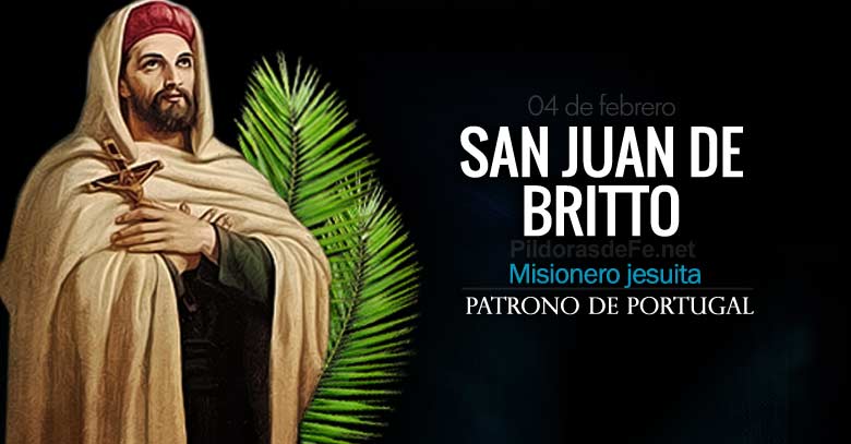 san juan de britto misionero jesuita patrono de portugal