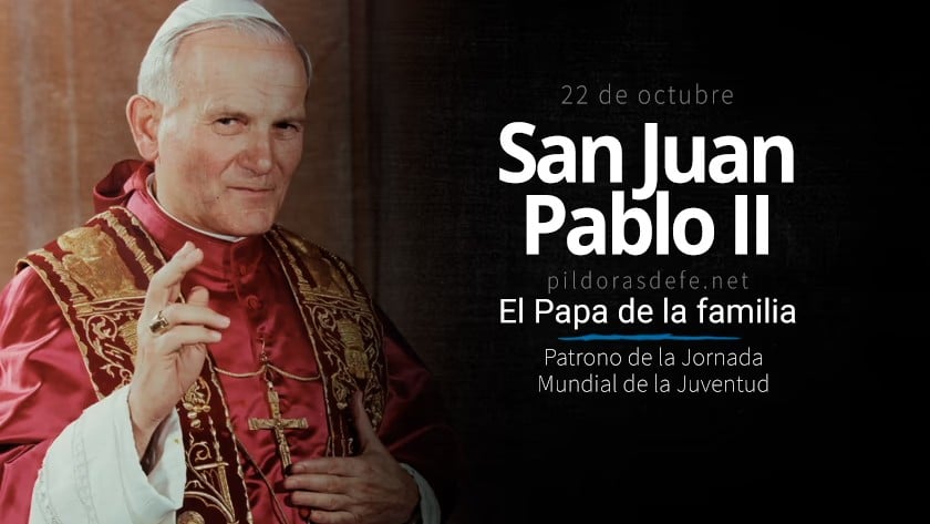 san juan pablo ii el papa de la familia patrono de la jmj