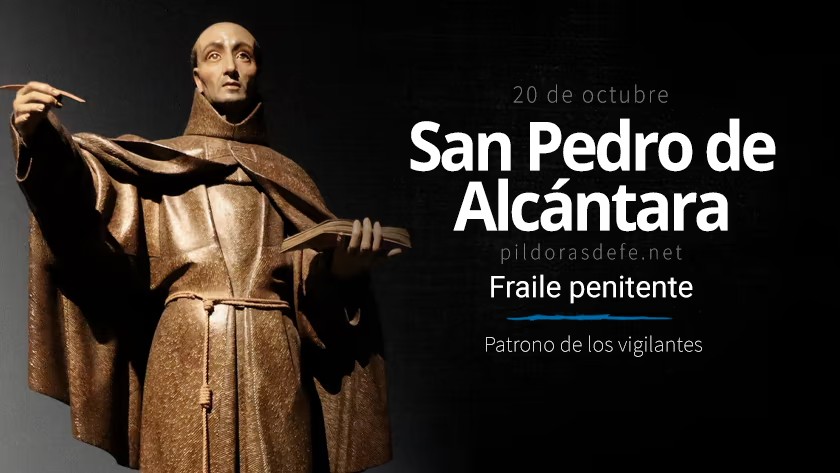 san pedro de alcantara fraile penitente patrono de los vigilantes