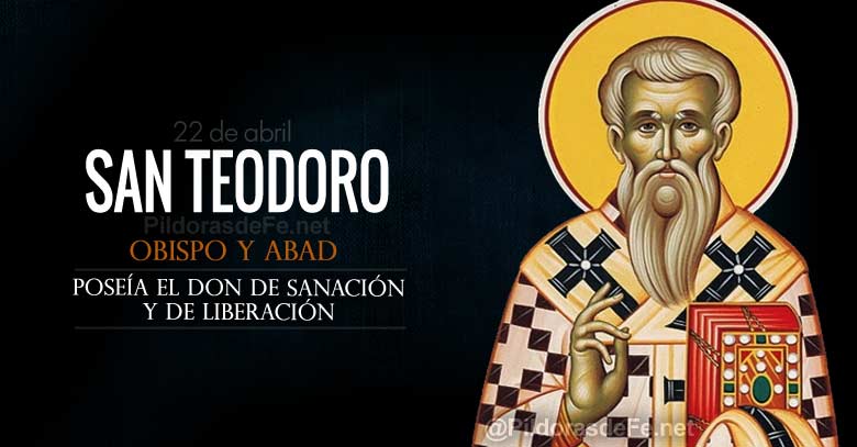 san teodoro de anastasiopolis obispo abad con el don de sanacion y liberacion