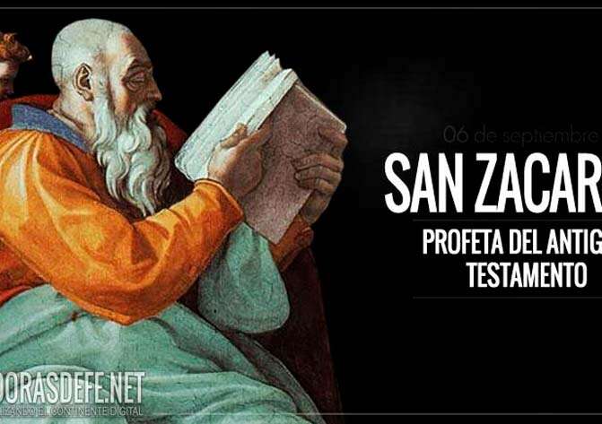 San Zacarías. Profeta del Antiguo Testamento