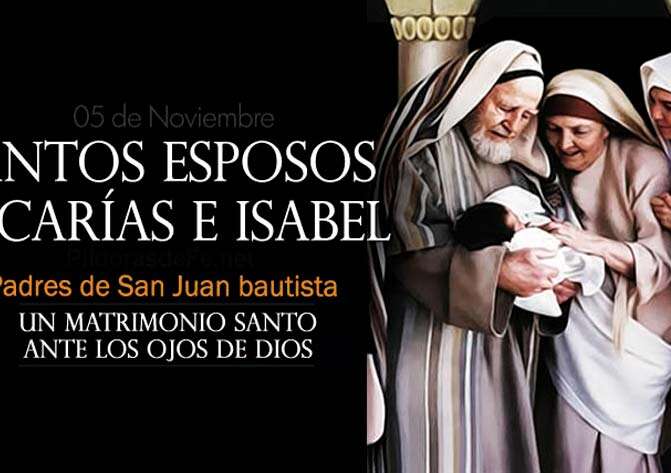 San Zacarías y Santa Isabel, Padres de San Juan Bautista