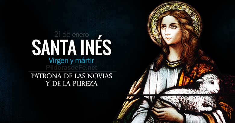 santa ines virgen y martir patrona de las novias y de la pureza