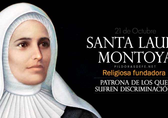 Santa Laura Montoya. Patrona de los que sufren discriminación