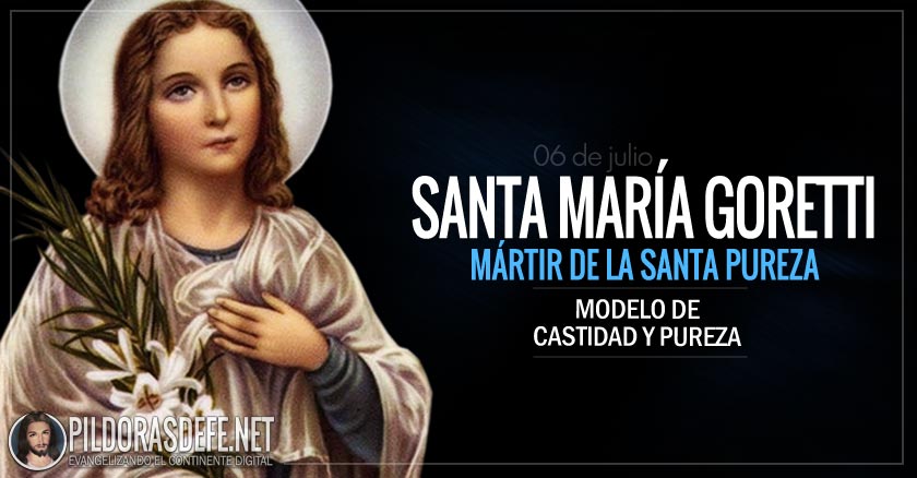 santa maria goretti virgen martir de la santa pureza