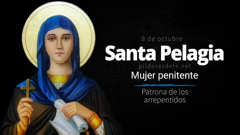 santa pelagia mujer penitente patrona de los arrepentidos