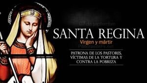 Santa Regina de Alesia. Mártir por defender su Castidad y Virginidad