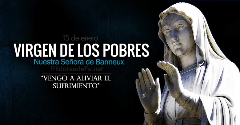 virgen de los pobres nuestra senora de banneux alivio del sufrimiento