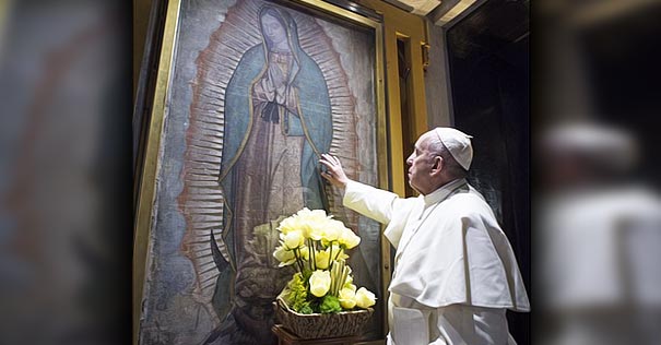 El Papa Cumple Su Deseo De Orar En Silencio Ante La Virgen De Guadalupe