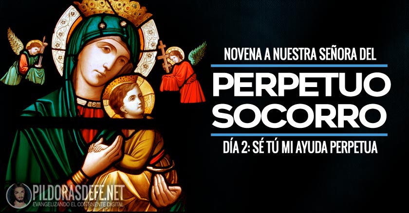 novena a nuestra senora del perpetuo socorro dia  se tu mi ayuda perpetua