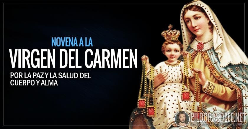 novena a nuestra senora virgen del carmen dia 