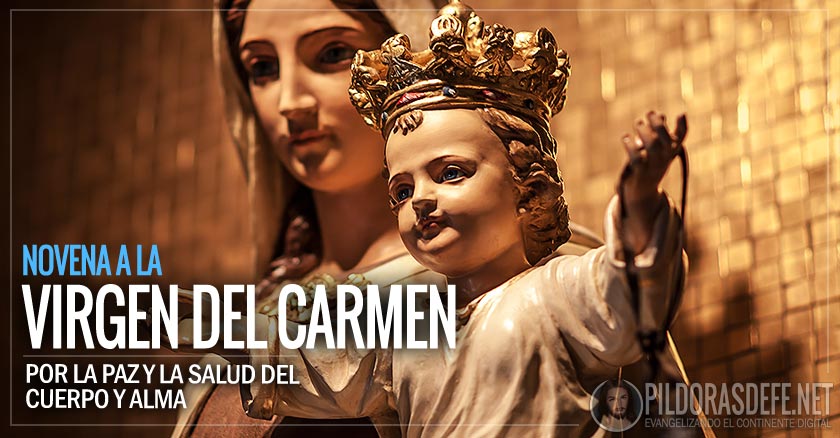 novena a nuestra senora virgen del carmen dia 