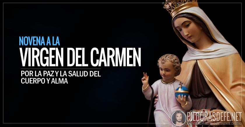 novena a nuestra senora virgen del carmen dia 