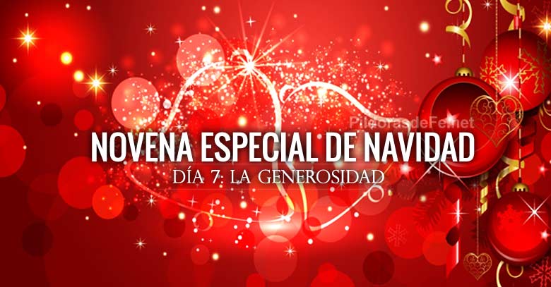 novena especial de navidad dia  generosidad