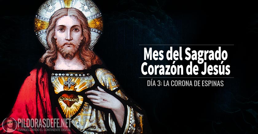 sagrado corazon de jesus dia  la corona de espinas