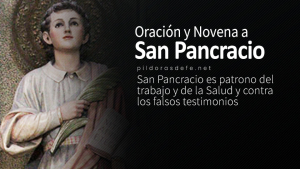 San Pancracio. Joven mártir. Patrono del Trabajo y de la Salud