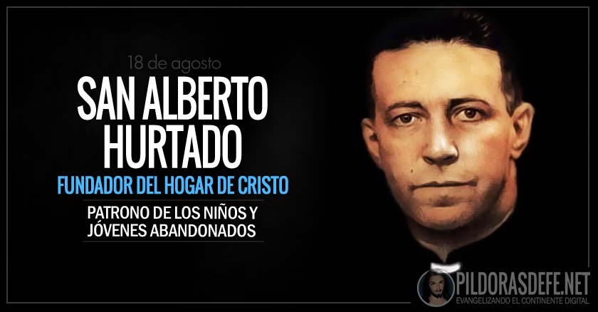   san alberto hurtado fundador del hogar del cristo protector ninos jovenes