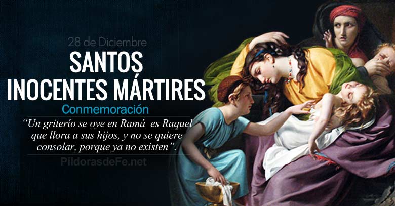 santos inocentes martires conmemoracion